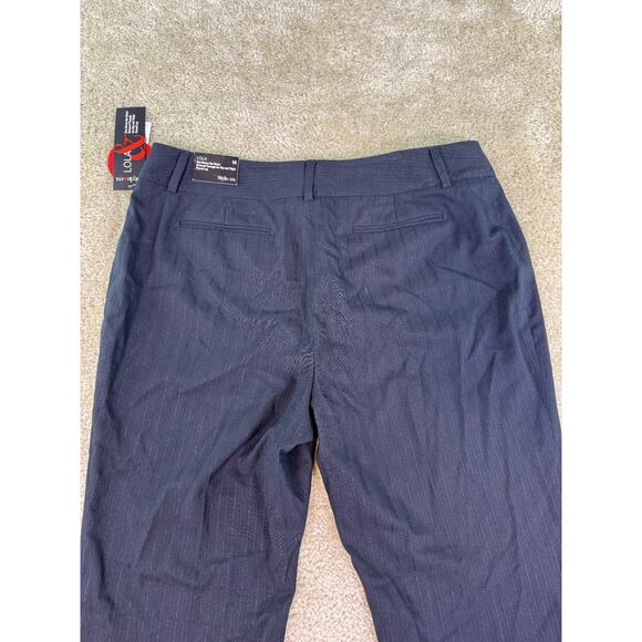 Style & Co Lola Dress Pants Womens 14 Striped Flared Leg Career NEW D464 - Picture 6 of 12